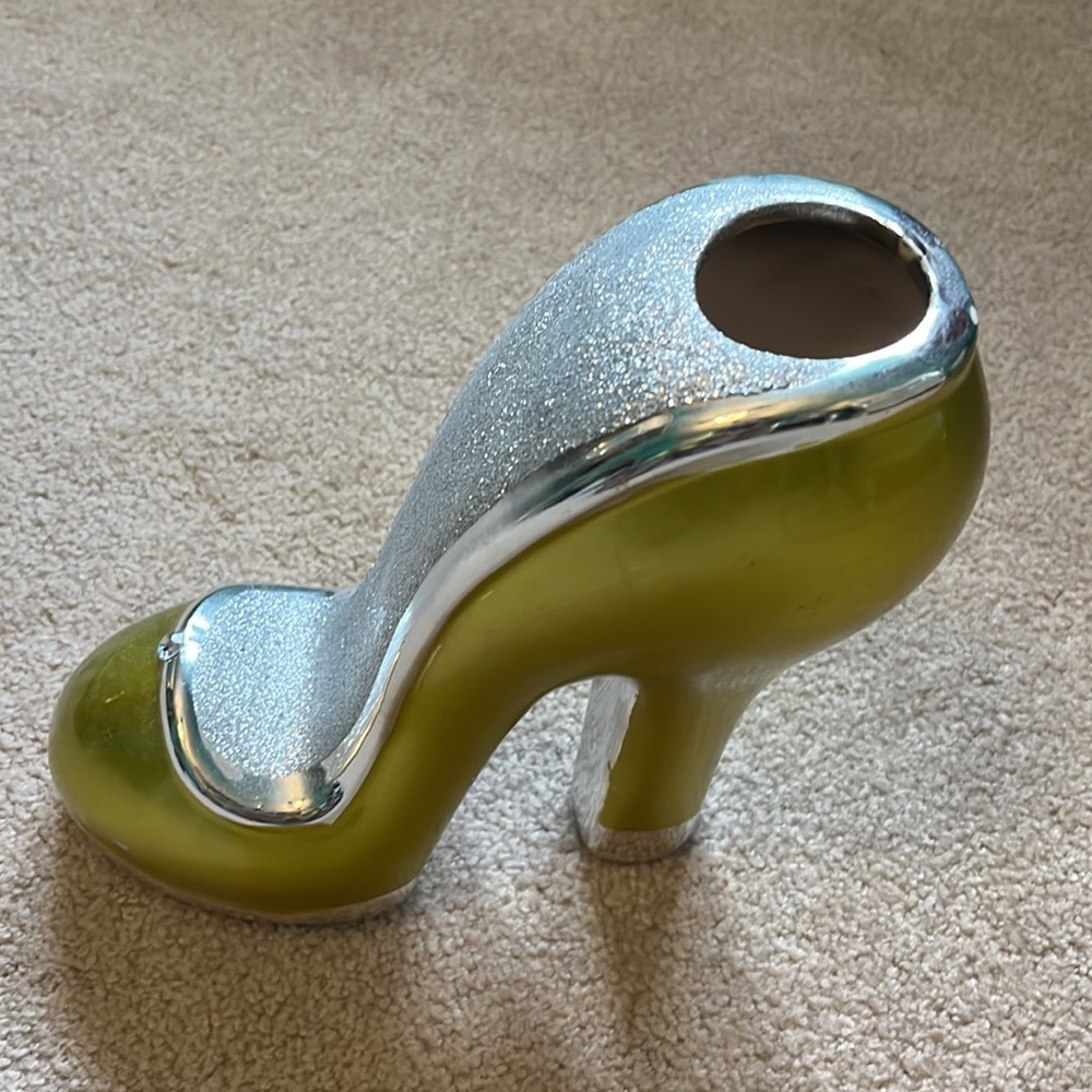 Large shoe vase